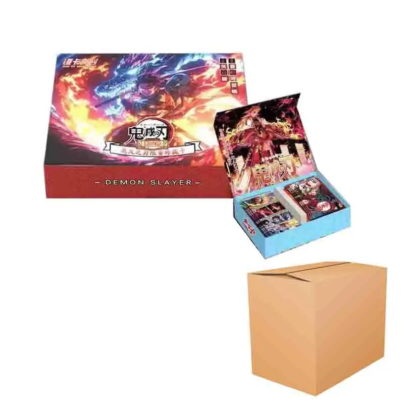 Demon Slayer Cards Booster Box Wholesale Set Limited Collection Card Kids Toys Party Games Playing Cards