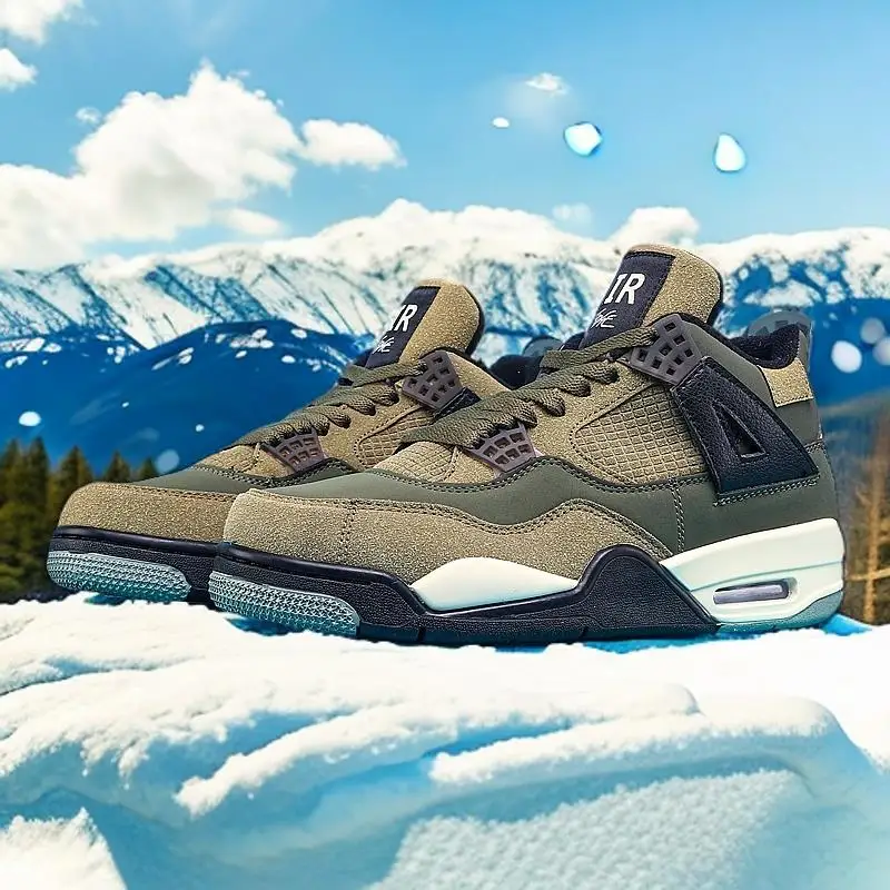 

Summer Trendy Mid Top Board Shoes: Anti-Slip, Retro Style for Versatile Basketball Action
