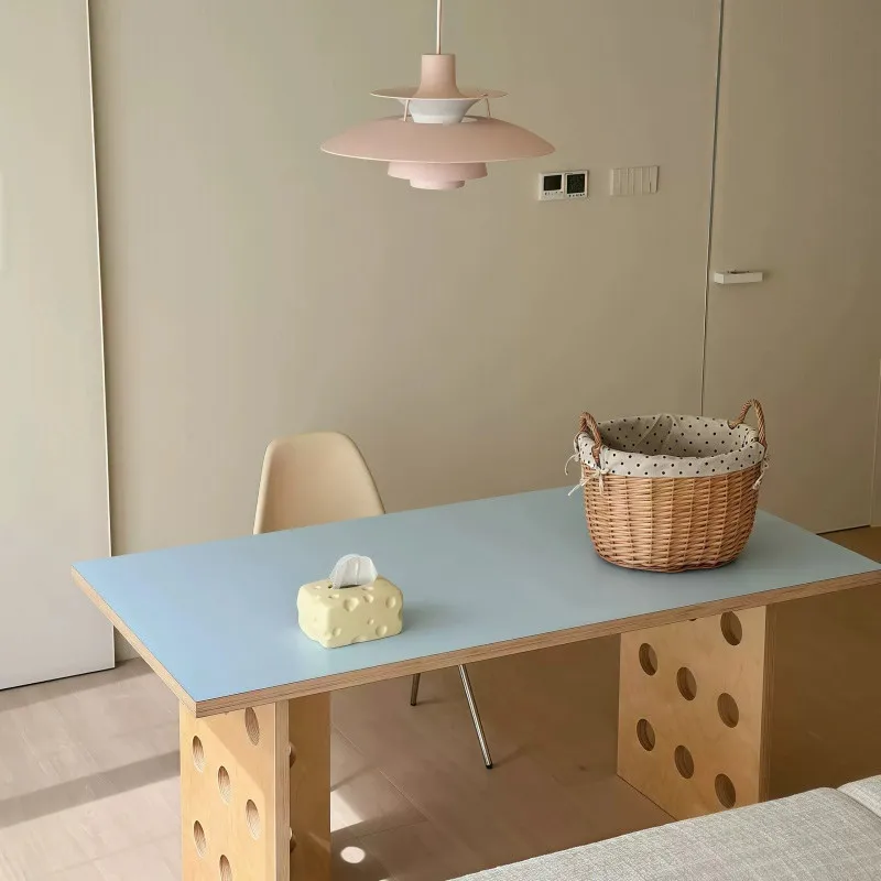Bauhaus marine desk computer desk hole board meeting room negotiation table studio rectangular middle island table