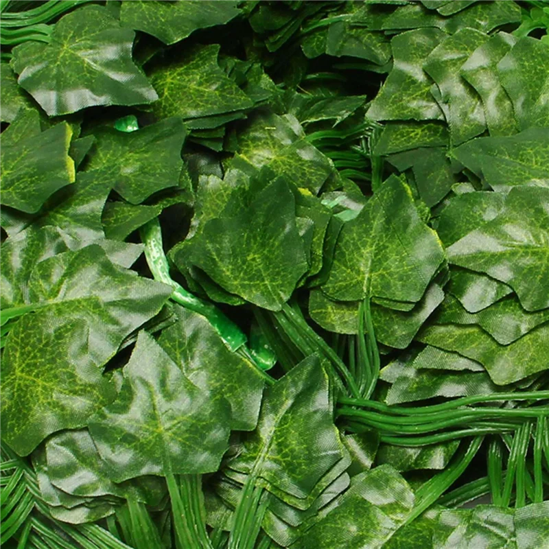 

AB33-36 упаковок искусственных листьев плюща, растений, виноградной лозы, подвесной венок, искусственная бугенвиллия, украшение для дома, сада, офиса, стены, зеленый цвет