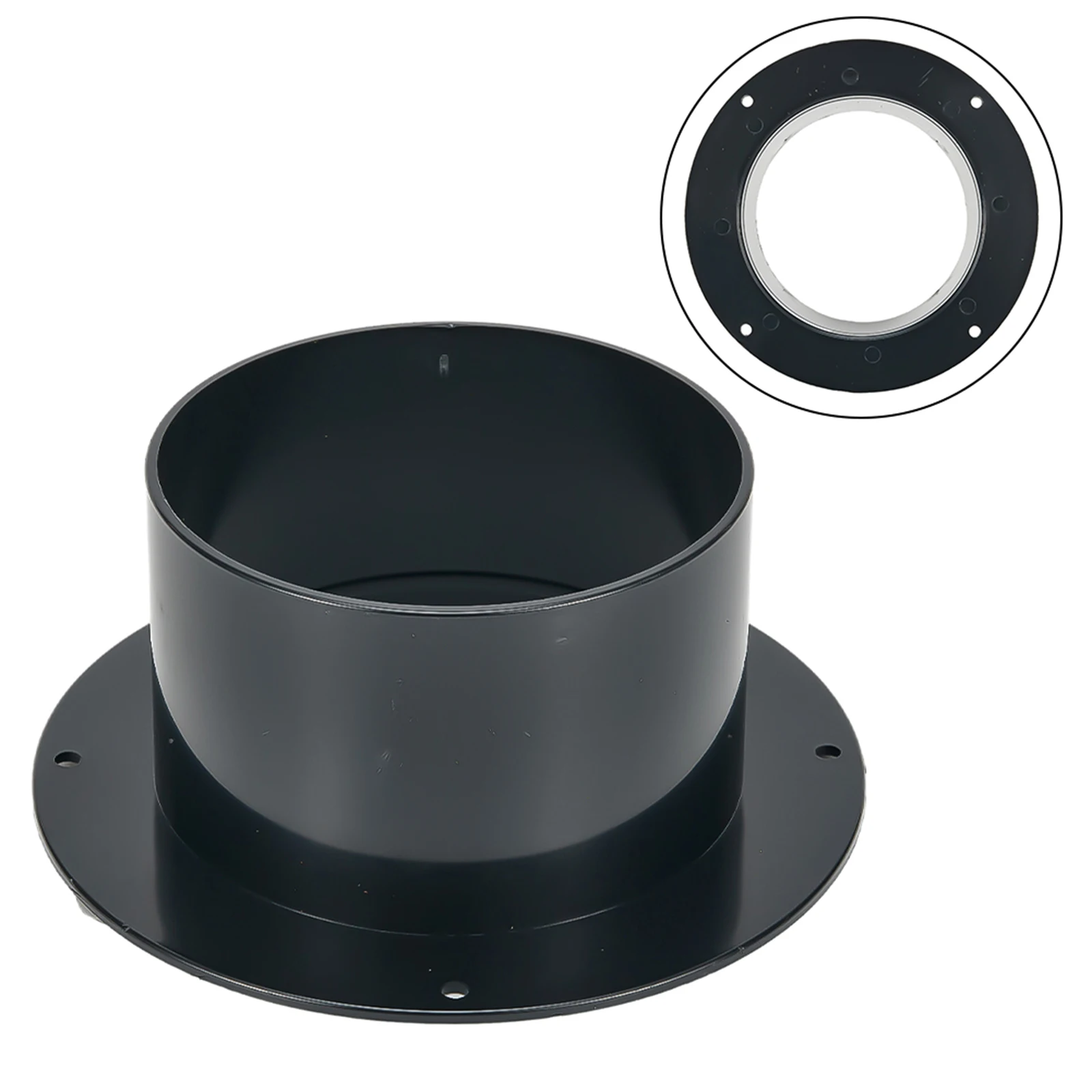 Brand New Home Improvement Flange Connector Straight Pipe for exhaust Pipe High Strength 1pcs Smooth for surface Accessory