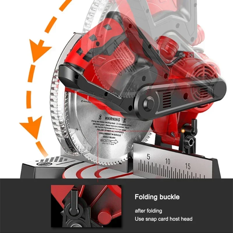 1pc Saw Aluminum Machine 10 Inch High Precision Aluminum Woodworking Cutting Machine 45 Degree Angle Multi-function Mit