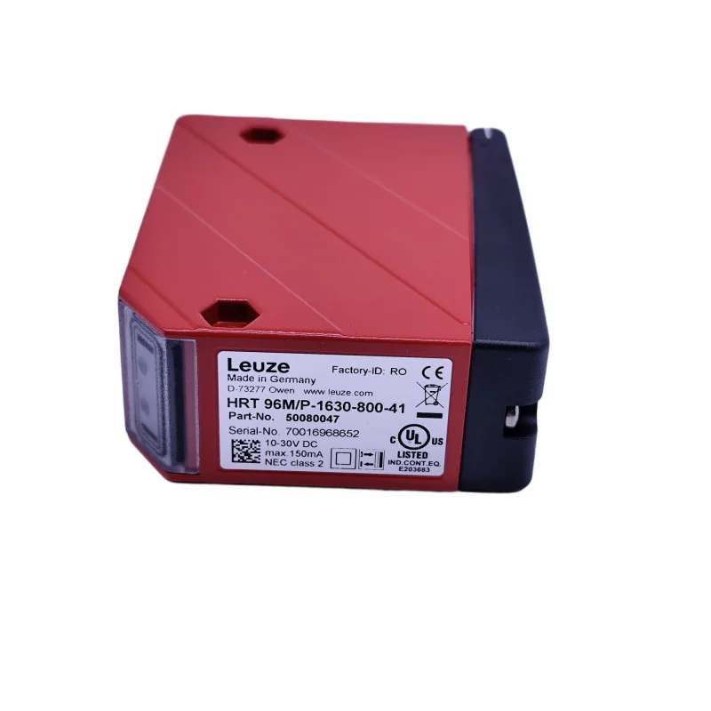 LEUZE HRT 96M/P-1630-800-41 LiDAR Sensor 1.63m Range 800Hz IP67 for AGV Positioning Industry 4.0 Ready