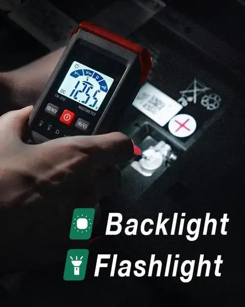 Digitale Multimeter HT123 Profesional multimetro Smart DC AC Spanning Condensator Ohm Diode NCV Tester Detector meter