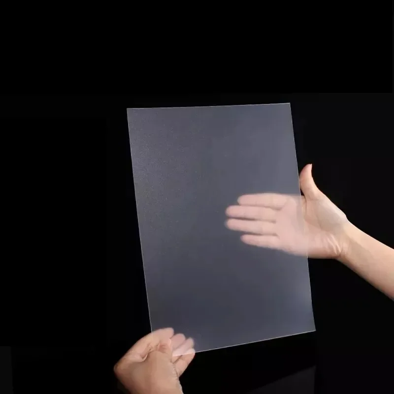10Pcs Frosted Translucent Polypropylene Plastic Thin Sheet PP Sheet  Thickness 0.3mm~2mm Size 210mmx297mm(A4)