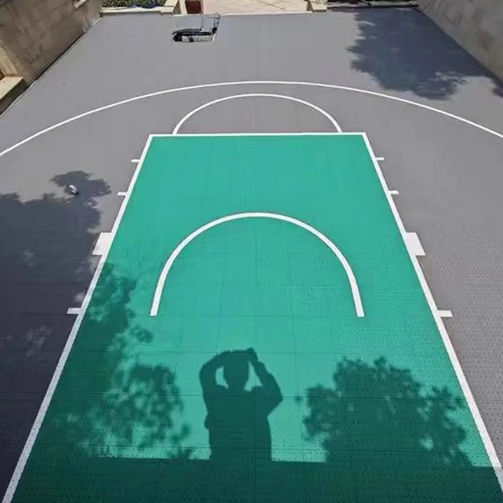 

Beable Customized Basketball Court Personal Backyard Half Basketball PP Interlocking Floor Suitable Various Weather Conditions