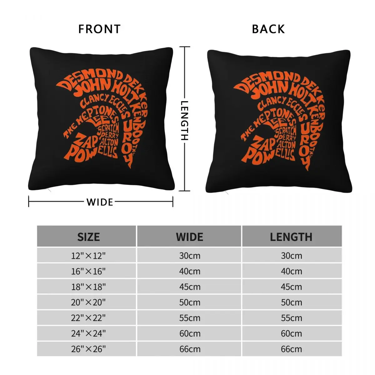 British Record Label Founded 1968 Square Pillowcase Polyester Linen Velvet Creative Zip Decor Home Cushion Case