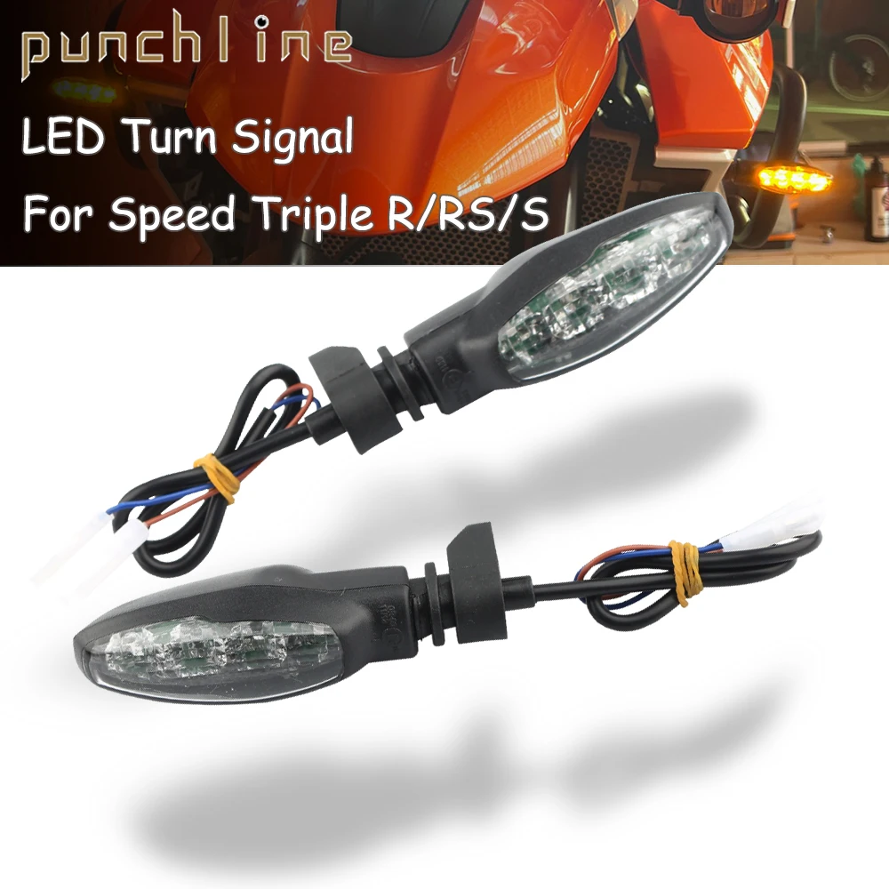 

Fit For Speed Twin 1200 Speed Triple R Speed Triple R/RS/S Street Triple R/RS LED Turn Signal Indicator Light Blinker