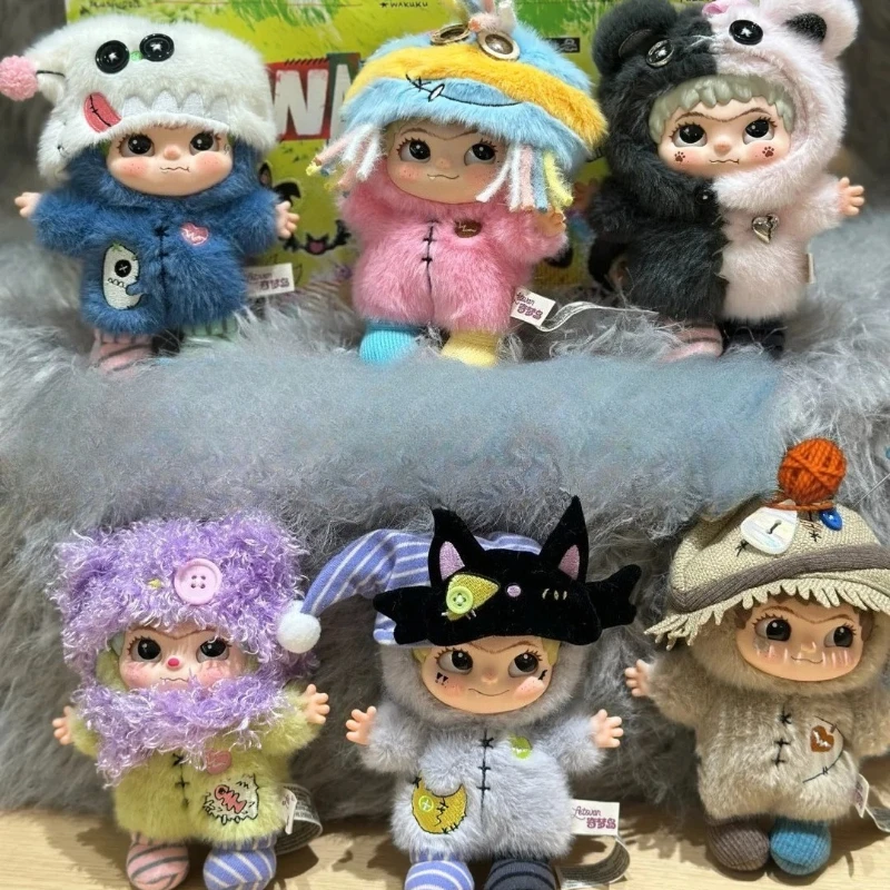 

Коллекционная аниме-фигурка Wakuku из серии «Мир рукоделия Wakuku», оригинальная загадочная коробка-сюрприз, милый плюшевый брелок, подарок