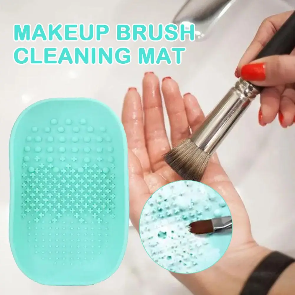 

Makeup Brush Cleaning Tool Foldable Silicone Bowl Beauty Net Puff Scrub Mat Washing Sponge Egg Rack Powder Portable With Dr C0A7