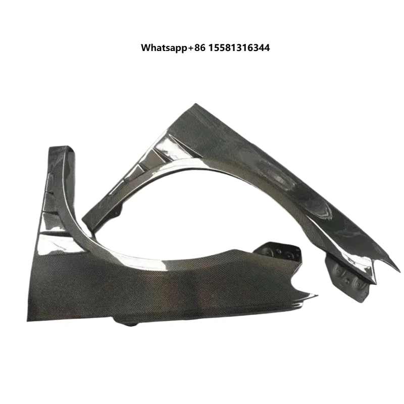High Quality Real Carbon Fiber Modified R-type Front Mudguard Car Exterior Accessories for Scirocco