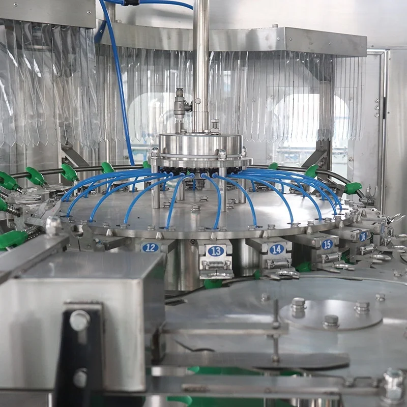 

Automatic Three-In-One Machine Carbonated Beverage Small Plastic Bottle Filling Liquid Packaging Equipment