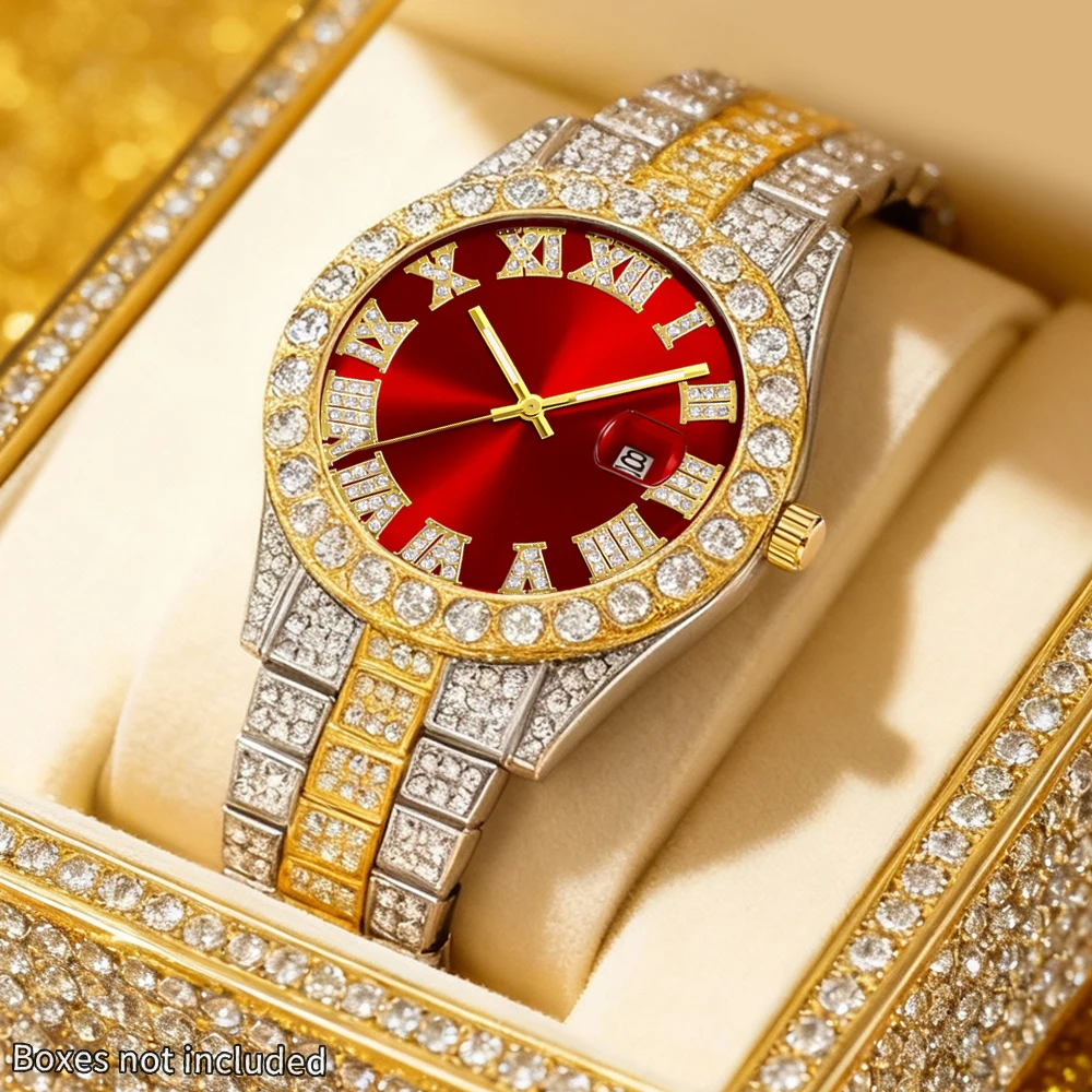 1Pcs Men Wrist Watch, Light Luxury Texture, Preferred Gift For Ramadan Presents, Easter, Halloween, Birthday Party.(No Box)