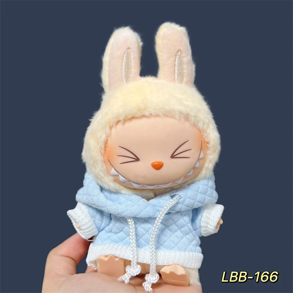 جديد لطيف Plush15-17cm Labubu دمية كاوبوي نمط سلسلة الملابس والاكسسوارات DIY بها بنفسك الملابس والاكسسوارات