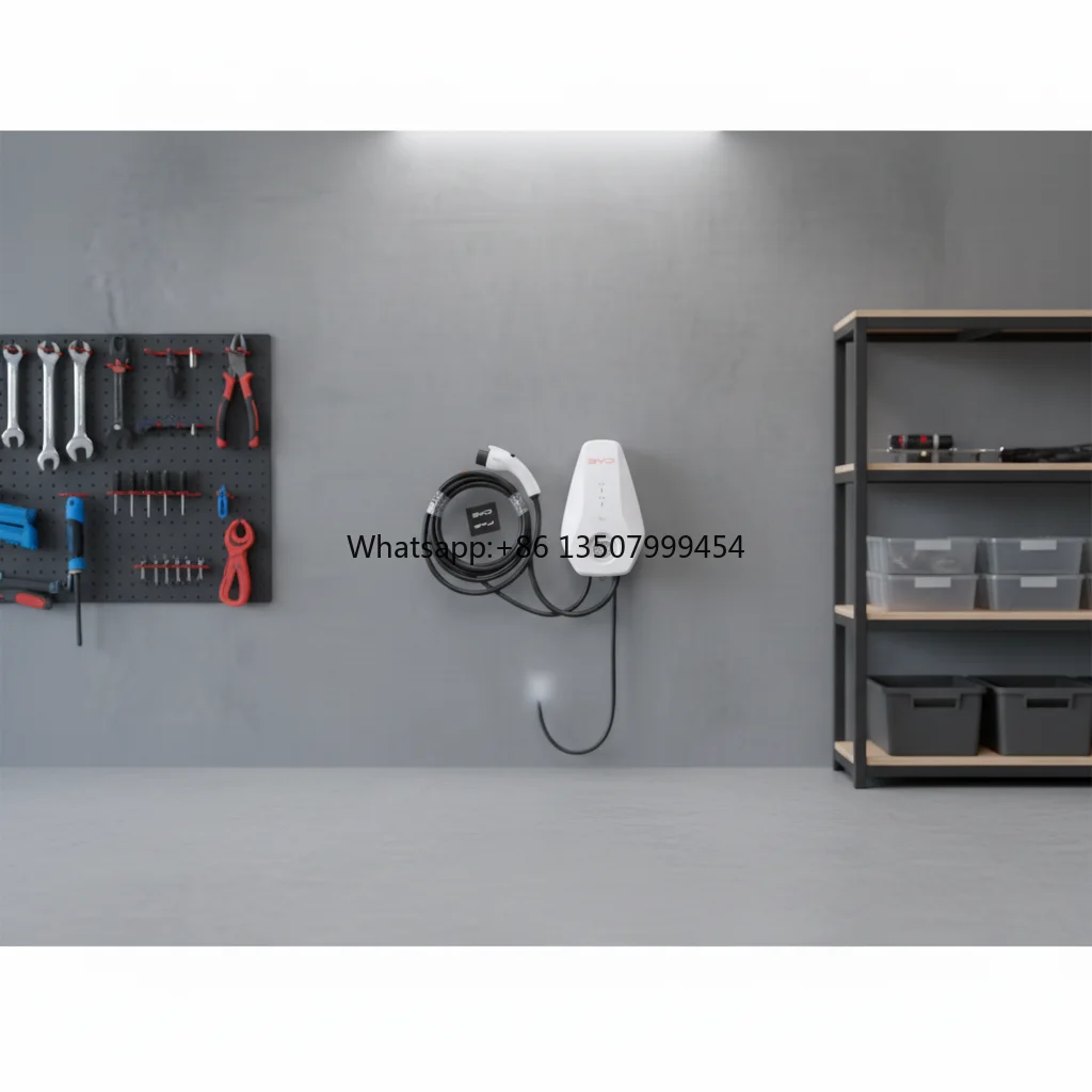

Wall Mounted Intelligent EV AC Charging Pile Type2 Fast Charger with Protection Functions