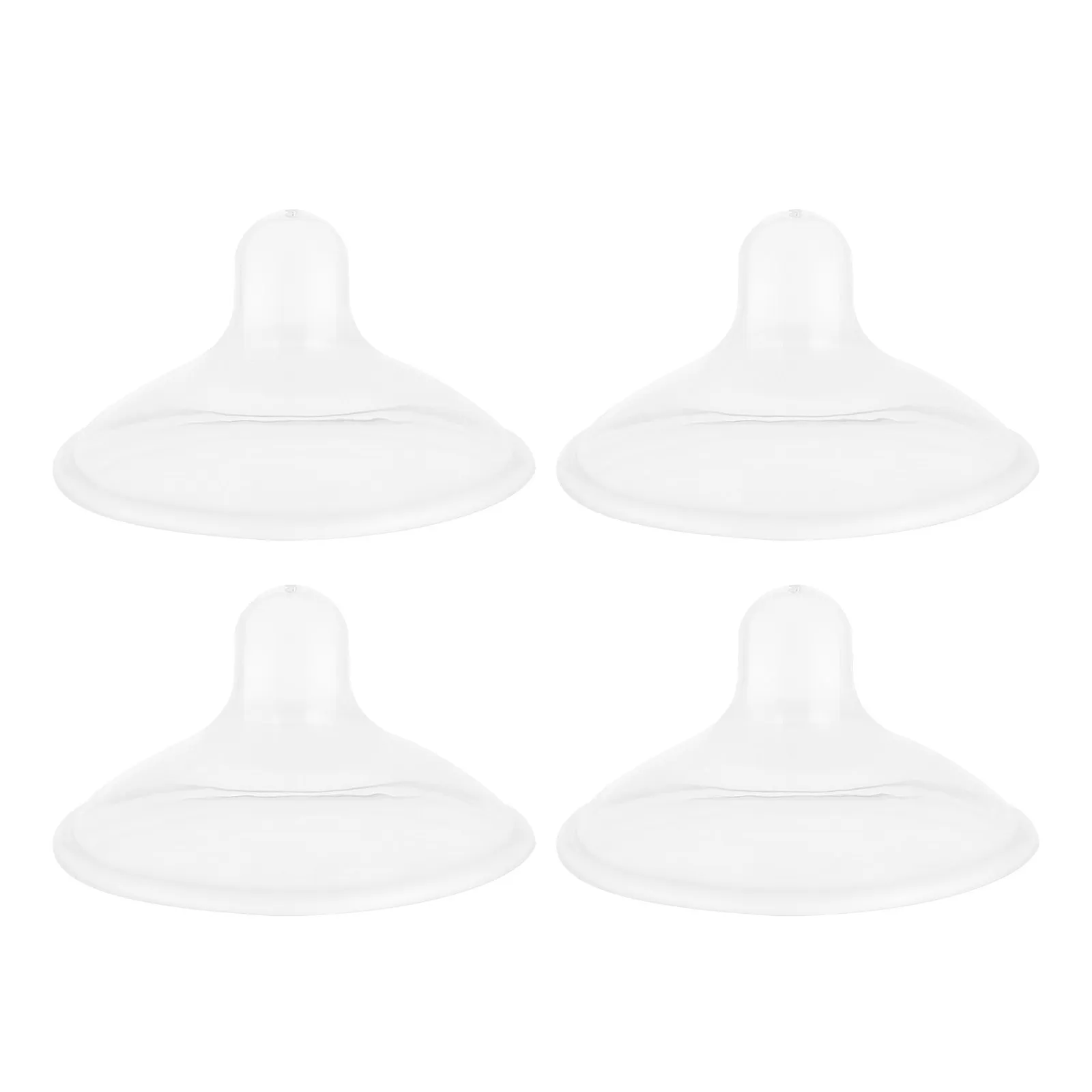 4Pcs Nursing Shield Protector Silicone Breastfeeding Protection for Moms Food Grade Safe Baby Bite Prevention Simulation