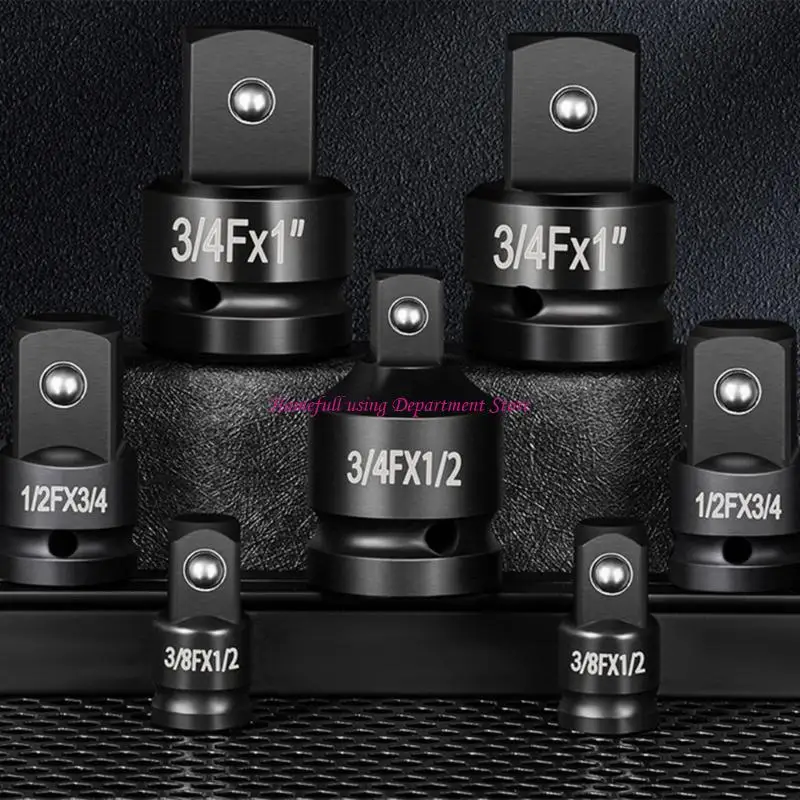 Socket Adapter Set 3/4Inch to 1/2Inch & 1/2Inch to 3/4Inch Impact Wrench Converter for Ratchets Nut Increased Efficiency
