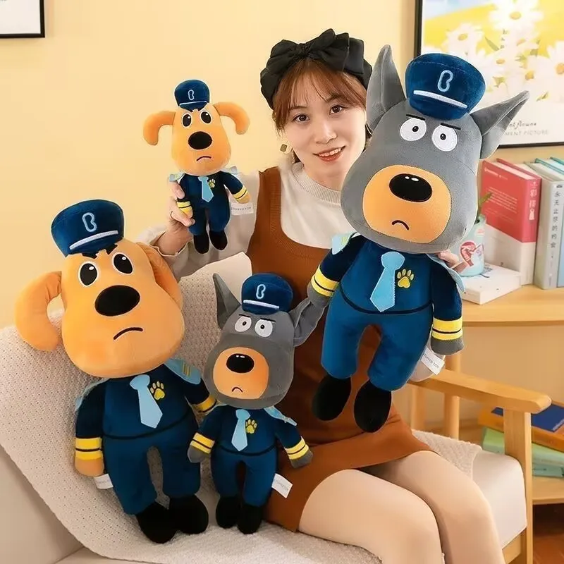 Baby Labrador Sheriff Plush Toy Doll Children Sleep With Cute Cartoon Soothing Plush Toys Birthday Cute Female Pillow Sheriff Do