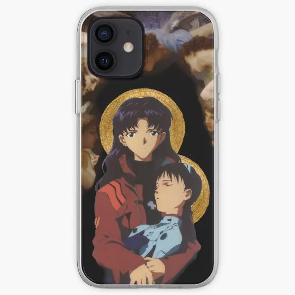 Ikari Pieta Iphone Tough Case  Phone Case Customizable for iPhone X XS XR Max 6 6S 7 8 Plus 11 12 13 14 Pro Max Mini Silicon