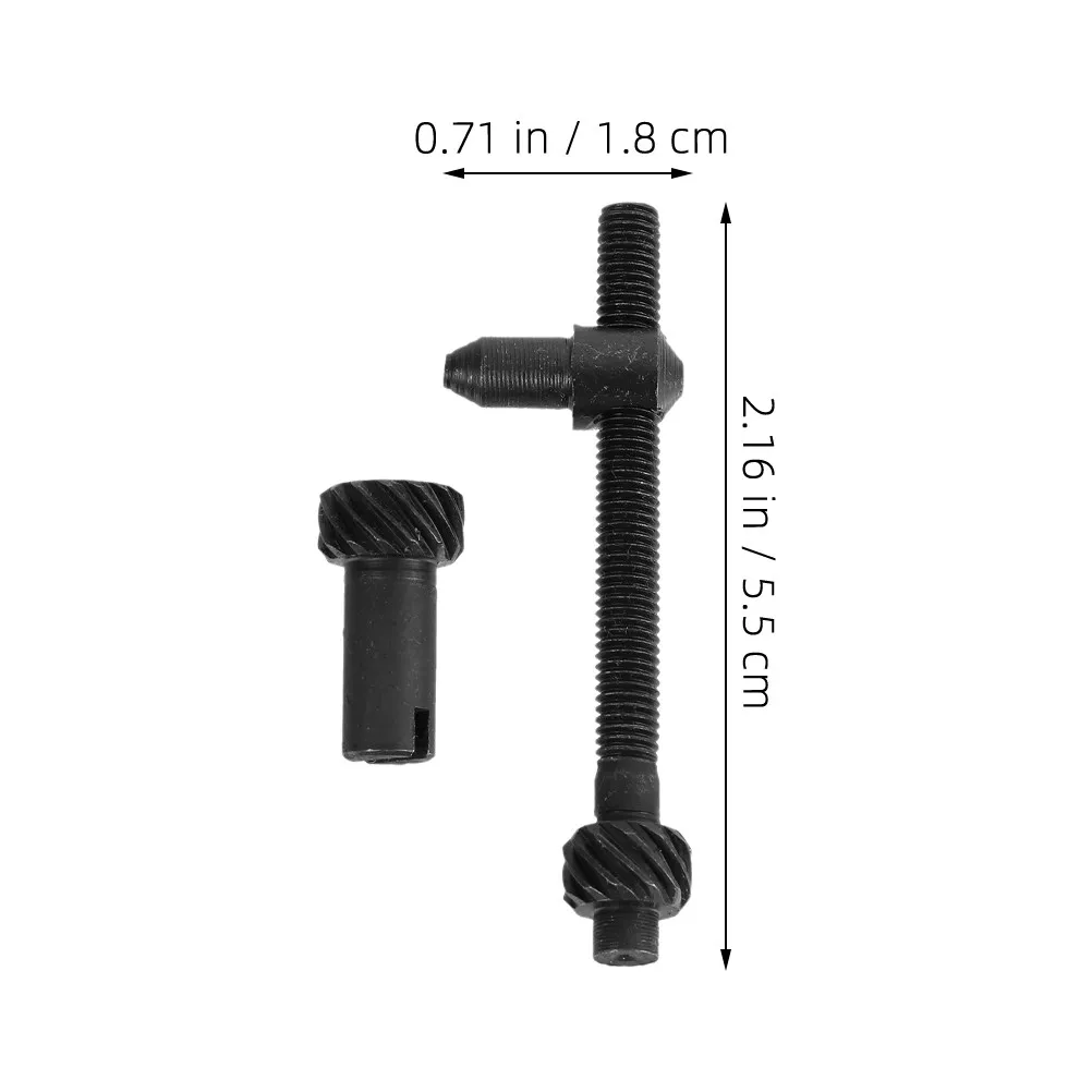 4Sets Chainsaw Chain Tensioner Adjuster Screw Kit 45Cc 52Cc 58Cc Oil Saw Metal Adjusting Replacement Screw Vibration Reduction