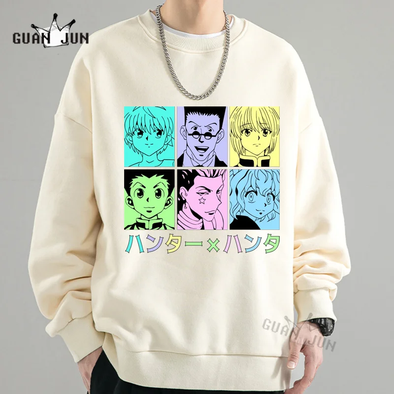 

Anime Hunter X Hunter Sweatshirts Men and Women Clothes Hoodies Killua Leorio Kurapika Gon Hisoka Pullover Hoodie Streetswear