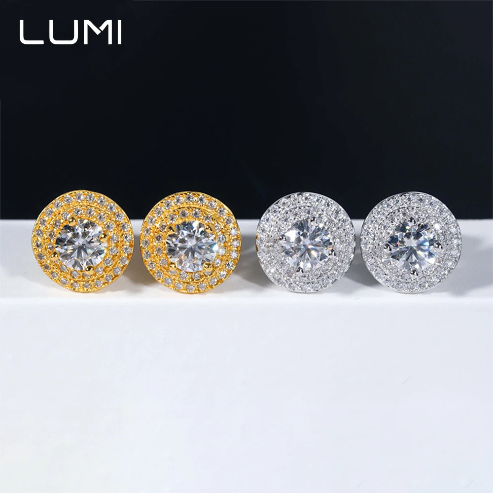 

4mm 0.3ct D Color Moissanite Diamond Classic 925 Sterling Silver Stud Earring for Women Super Beautiful Daily Wear