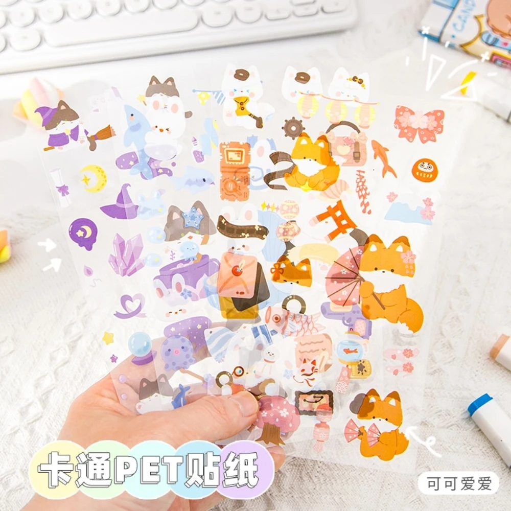 Hand Ledger Sticker Pet Cartoon Cute Ins Style Stationery