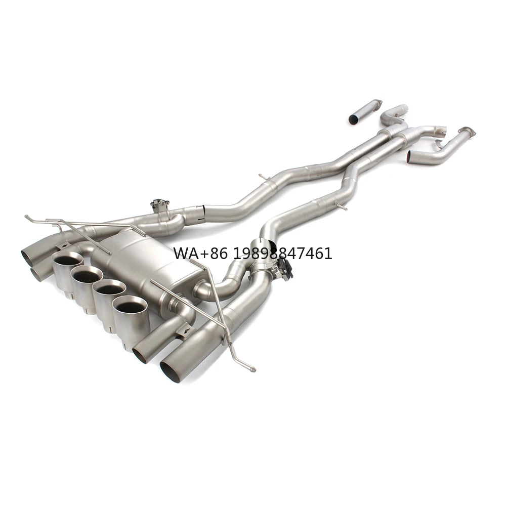 

Exhaust Pipe for G80 M3 Exhaust System Muffler Valvetronic Exhaust With Tips Stainless Steel