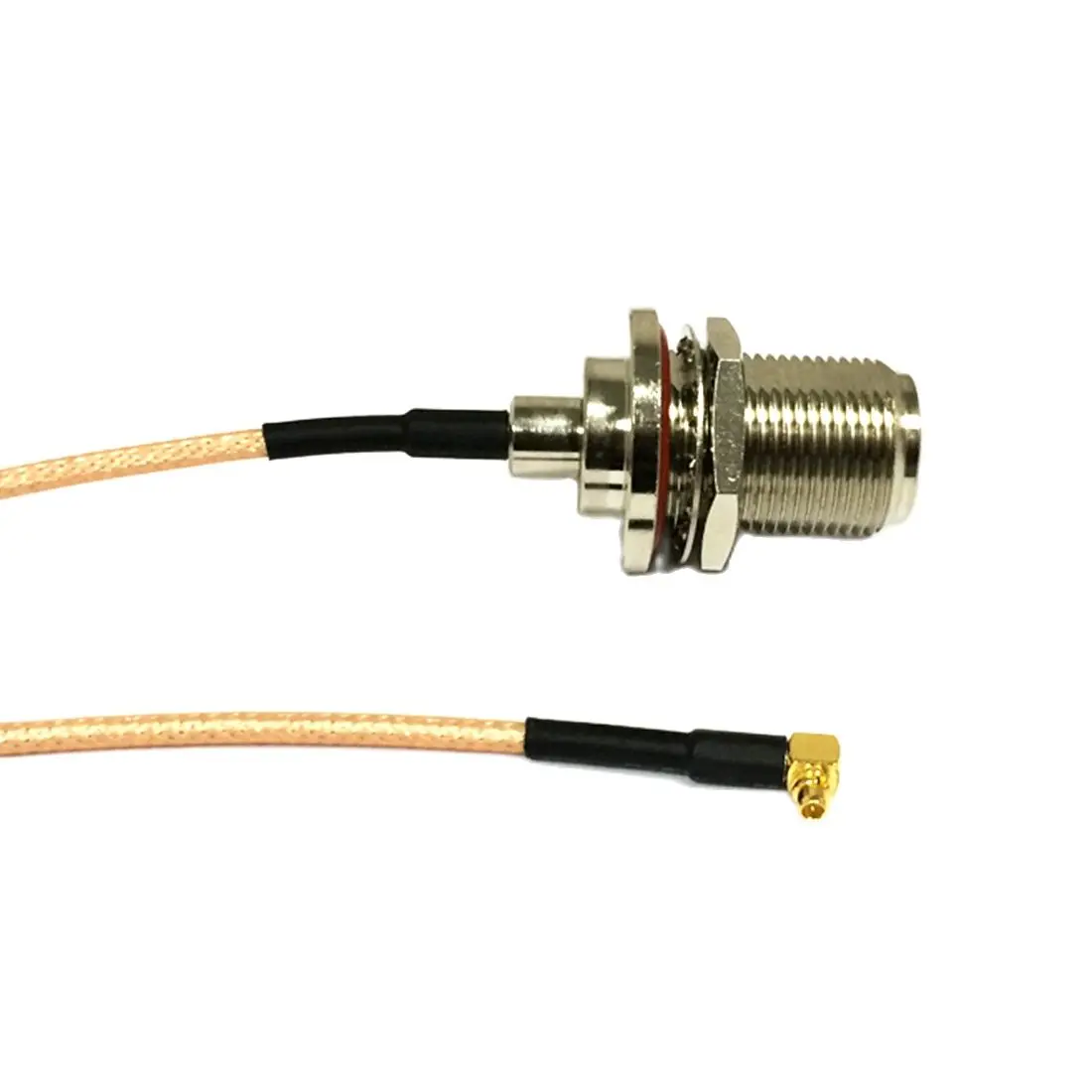 N Type Female Bulkhead To MMCX Male Right Angle Pigtail Cable RG316 RG174 RG178 15cm/30cm/50cm/100cm For Wifi Router