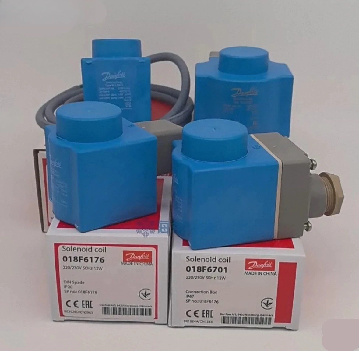 Danfoss solenoid valve coil 018F6701 018F6176 018F6251 018F6702 018F6703 018F6715 018F6710 018F6714 DC/AC various voltage coils
