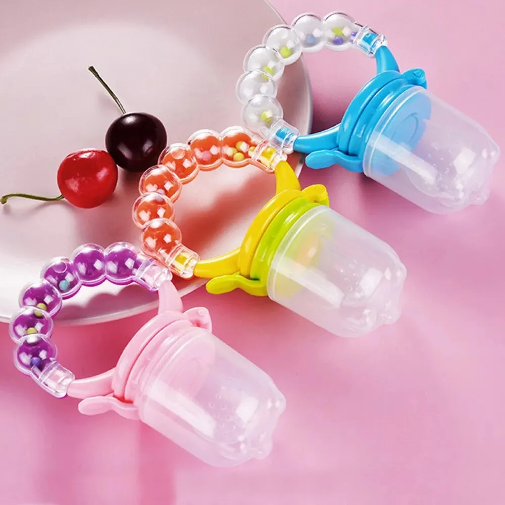 1PC Silicone Baby Pacifier Infant Nipple Kids Feeder For Fruits Food Baby Feeding Pacifier With Teether Toy for Teething Relief image 2