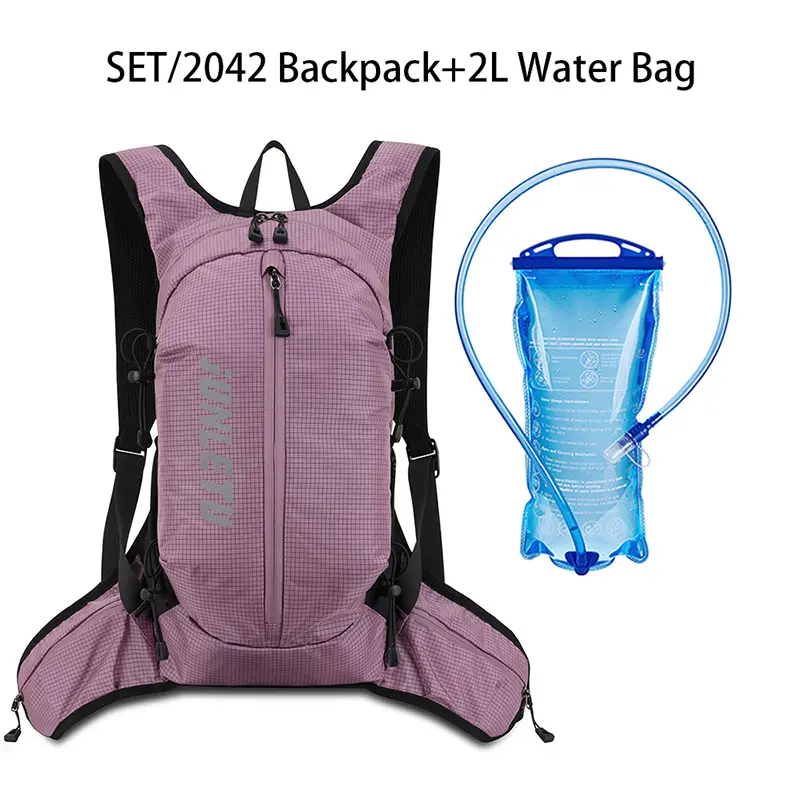 Ultra-light Cycling Backpack with 2L Water Bag Set Breathable Rucksack Hydration Drinking Knapsack Water Replenishment Daypack - Image 14