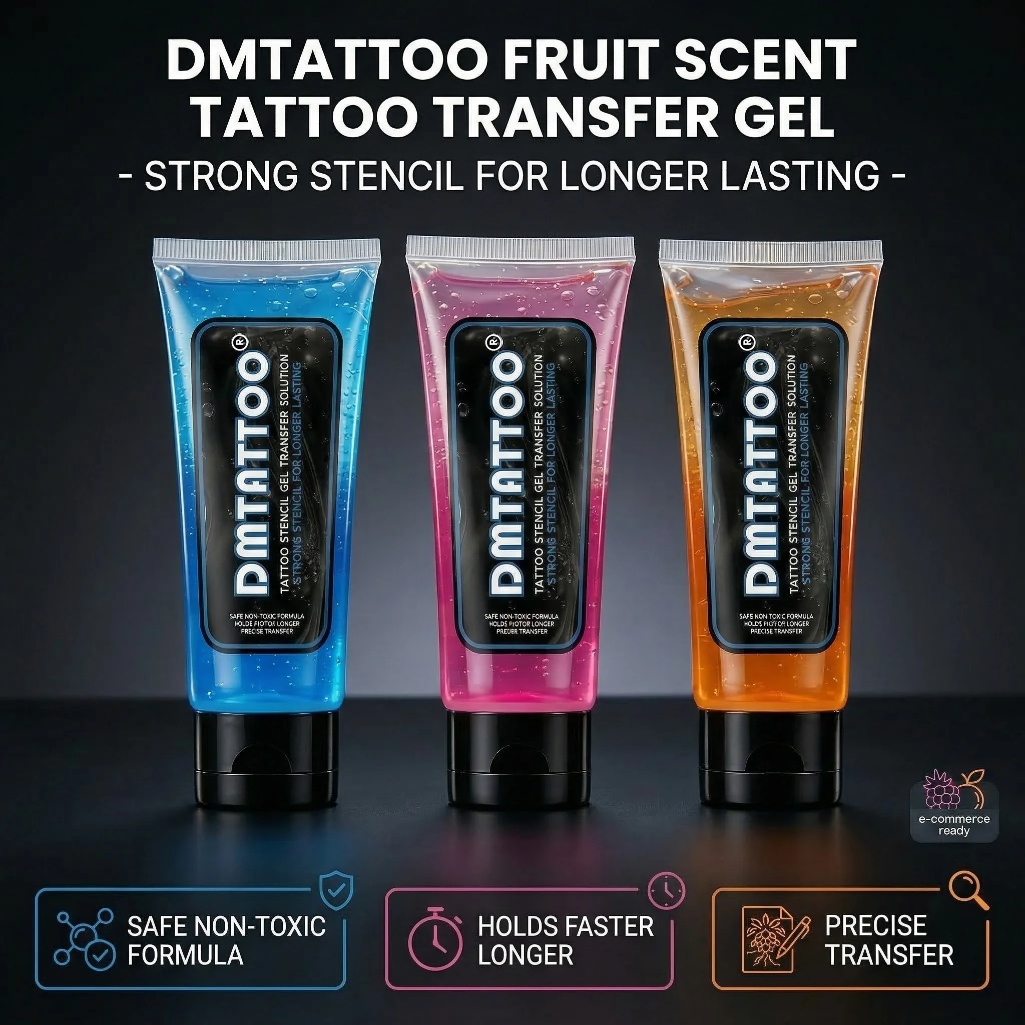 

Гель для удаления татуировок DM 120 мл с фруктовым ароматом, растворяющий тату-чернила, восстанавливающий кожу, увлажняющий, безболезненный очищающий гель для ухода