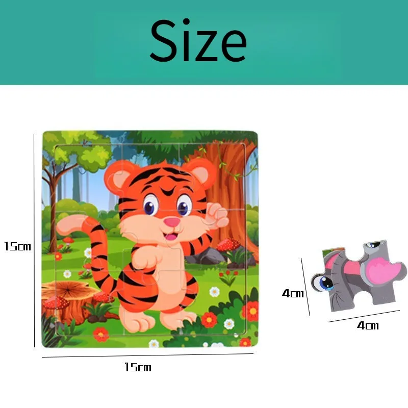퍼즐 장난감 만화 플랫 직소 퍼즐 소년 소녀 학습 교육용 유아 장난감 보드 게임