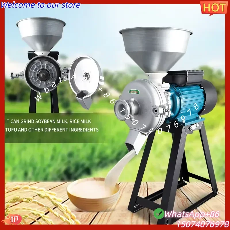 2026 Electric Mini Wheat Flour Mill and Grain Milling Machine Grinding Mill Herb Spice Pulverizer