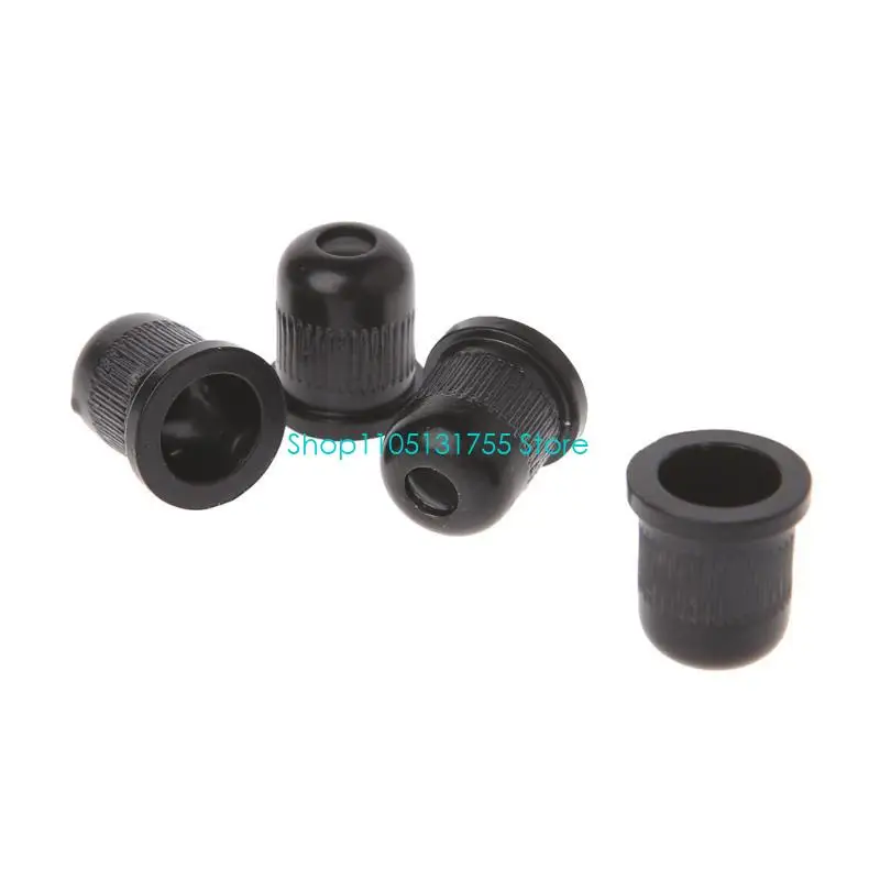 K0EF 4 Pcs Electric Bass Guitar String Mounting Ferrules Bushing For Thru Body Parts