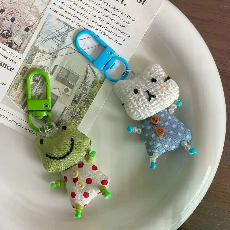 Frog Pig Cat Pendant Keychain  - Women'S Young Bags 评论和价格