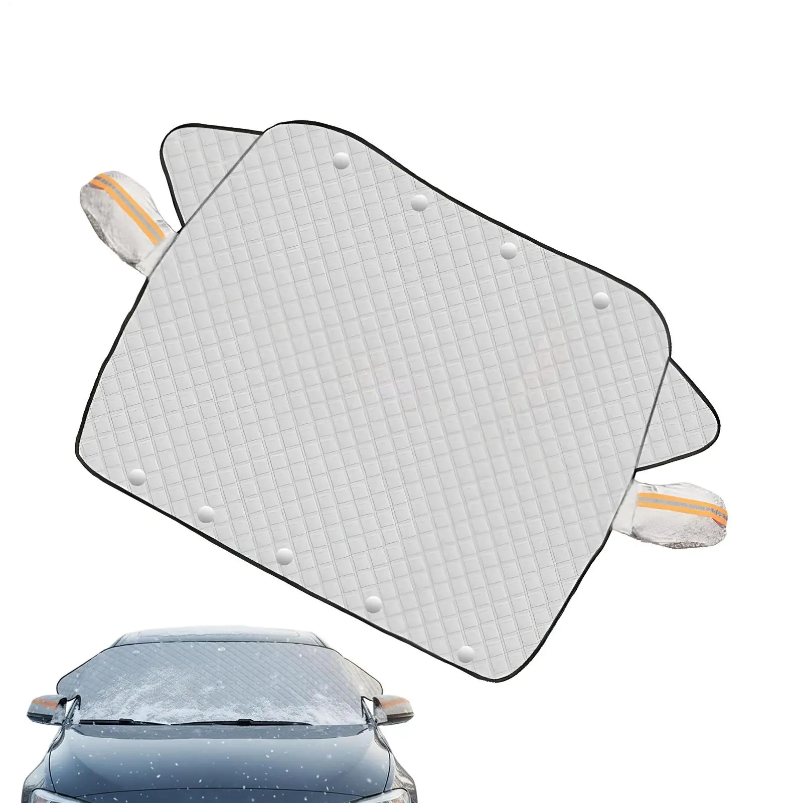 

Car Windshield Cover For Ice And Snow Magnetic Waterproof Protector With Storage Bag Snow Cover Protector For Indoor Outdoor