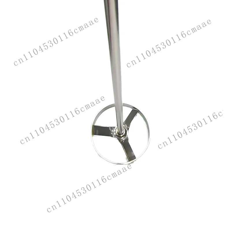 

8*35cm Laboratory Overhead Stirrer 304 Stainless Steel Stirring Rod Three-blade Turbine Stirrer Rod