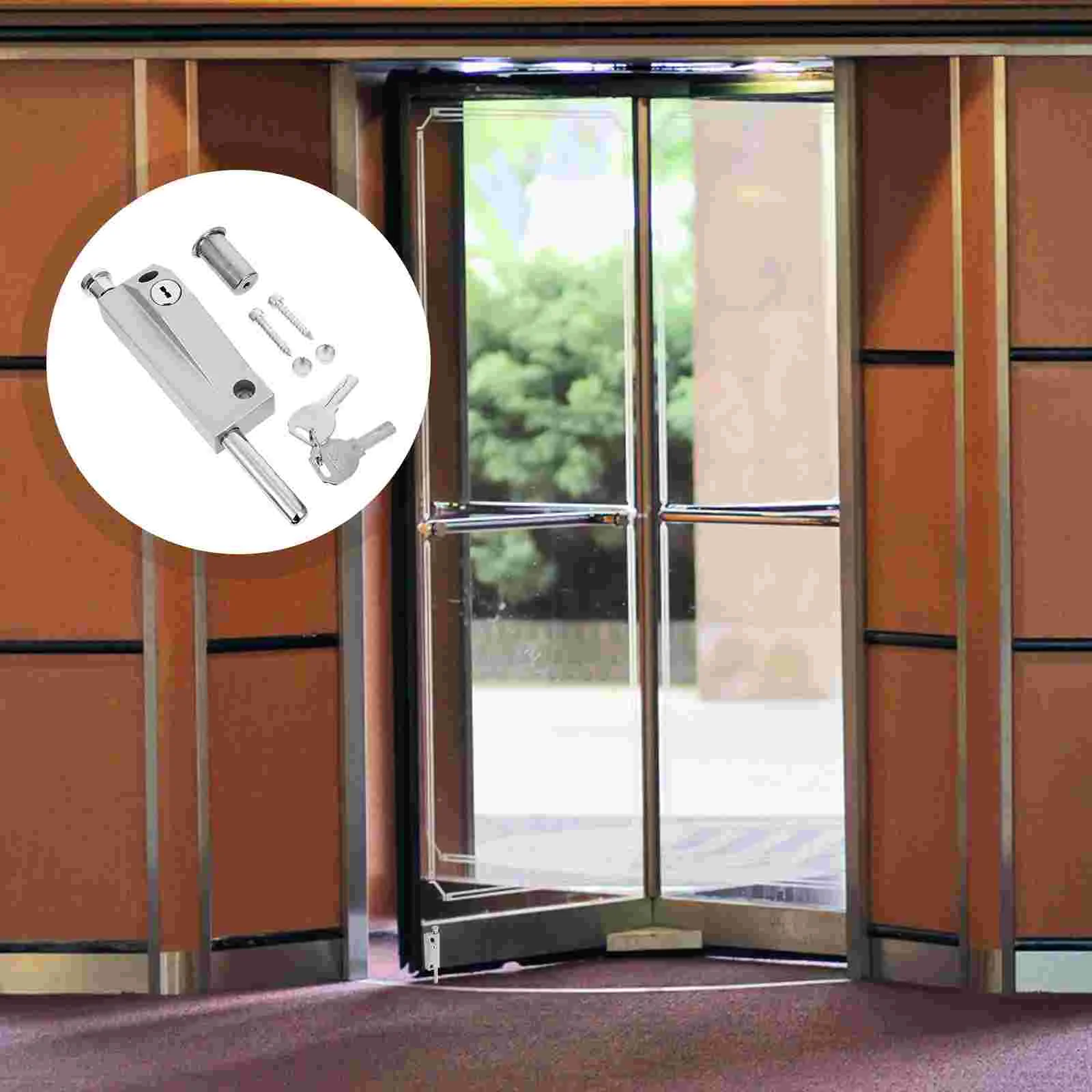 

Automatic Door Bolt Latch Home Window Gate Security Pull Ring Spring Bounce Door Bolt Lock Zinc Alloy Safty Gate Latch