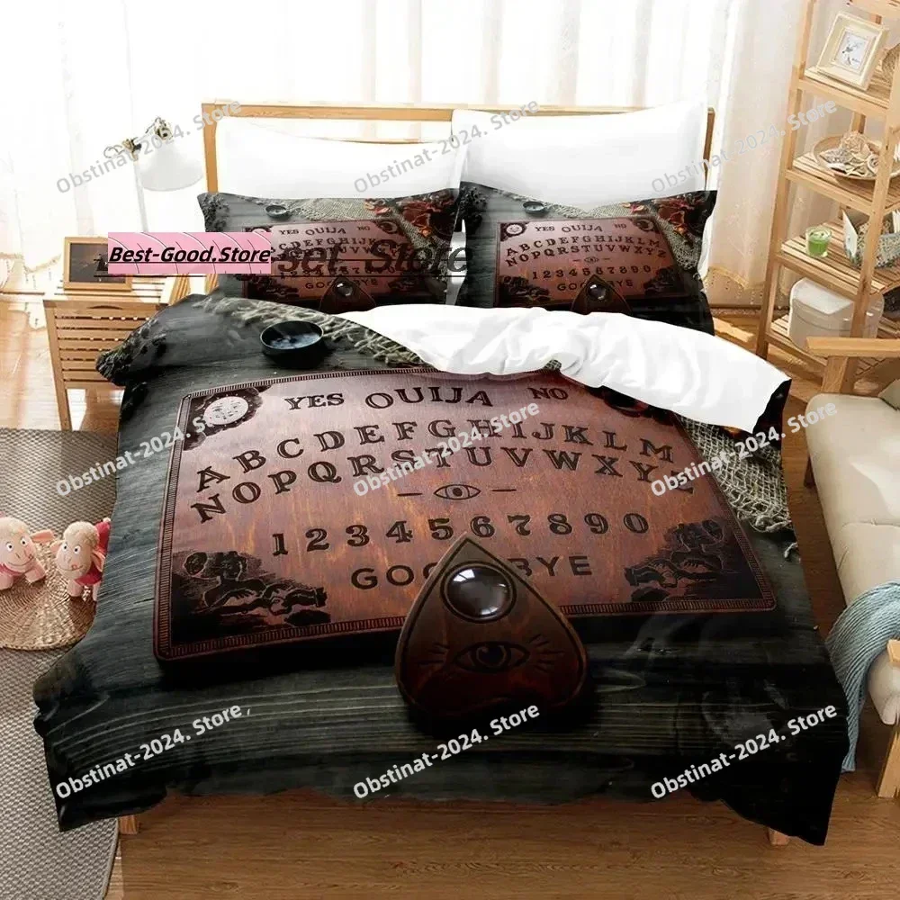 Ouija Board Bedding Set Single Twin Full Queen King Size Bed Set Aldult Kid Bedroom Duvetcover Sets 3D Print Bed Sheet Set
