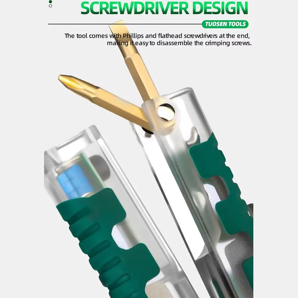 Multifunctionele draadstripschaar met elektrische test Elektriciteitsdraadstriptang Snijkabel