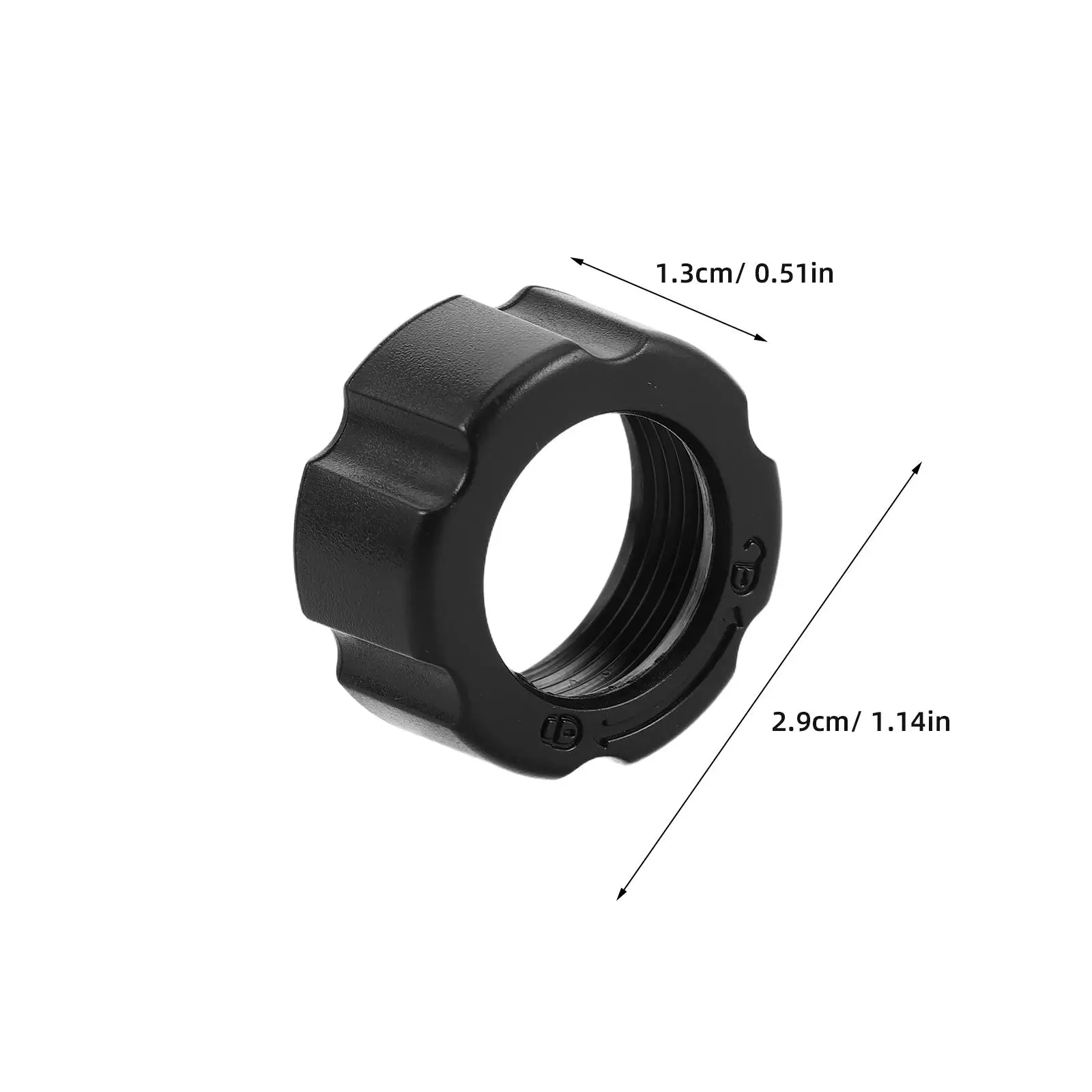 10 Pcs Phone Holder Nut Car Mount Ball Joint Adapter Brackets Screw On Head Plastic Cap Rings Air Vent Fixing Accessories Car view 5