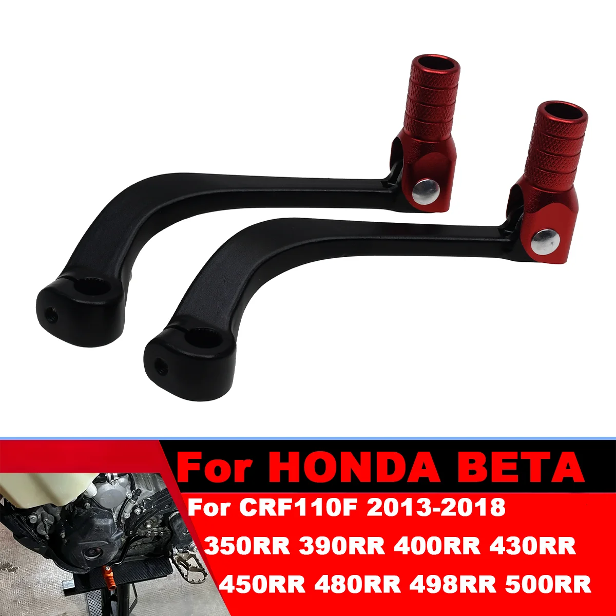 

Motorcycle CNC Folding Aluminum Gear Shift Lever For Honda BETA 250-520 RR 2019 For Yamaha TTR 110E 2008-2009 TTR110E 2011-2023