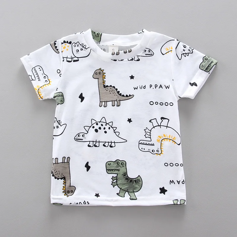 Summer Baby Boys Clothes Sets Fashion Unisex Kids T-Shirt + Simple Shorts 2 Pcs Suits Lovable