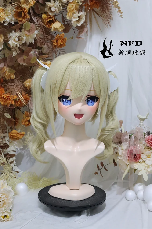Kigurumi Barbara Kigurumi masque complet bandeau serrure Cosplay casque accessoires Costume Anime jeu