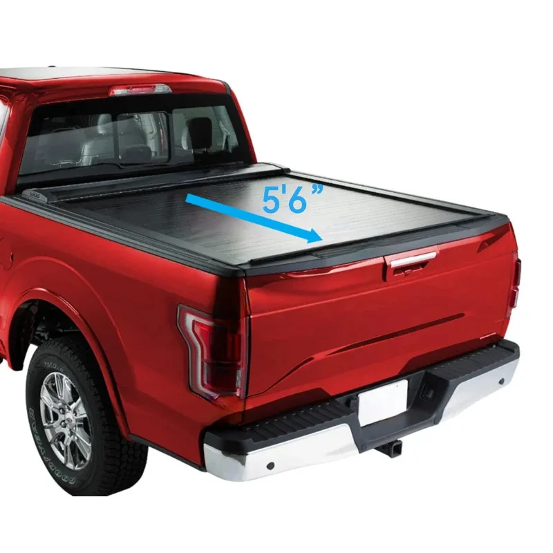 

Factory Retractable Truck Tonneau Cover Fits for 2015-2020 F-150 Crew Super Cab with 5.6" Bed