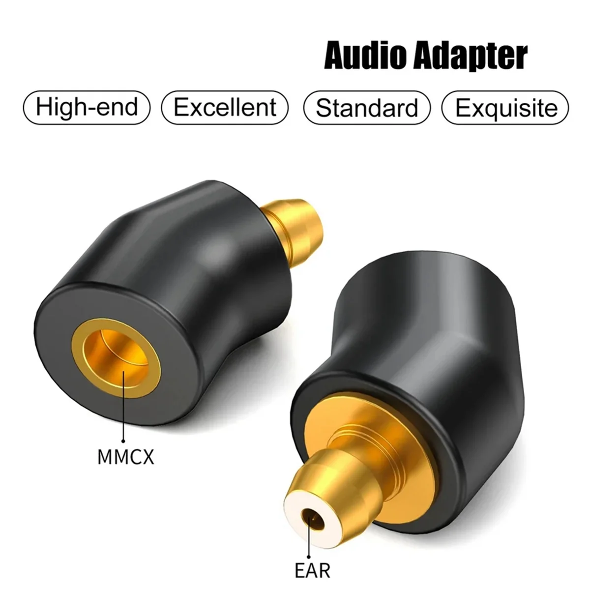 ABJU Orelha Mmcx Pentaconn Orelha para Mmcx Adaptador Orelha Mmcx para Pentaconn Mmcx para Pe Adaptador para Acoustune PE HS1650CU B