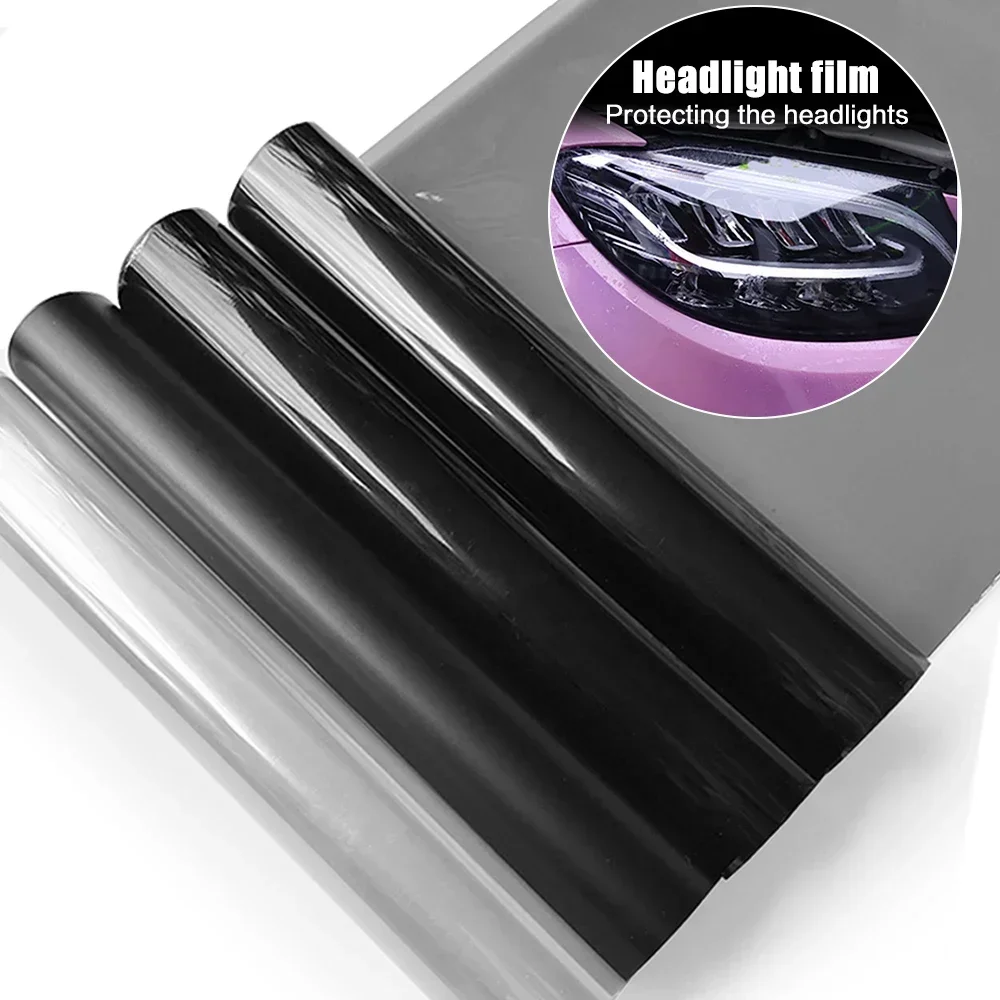 Car Headlight Taillight Smoke Black Tint Vinyl Film Foil Sticker Premium Quality Film on Headlights Accessories Car Body Film