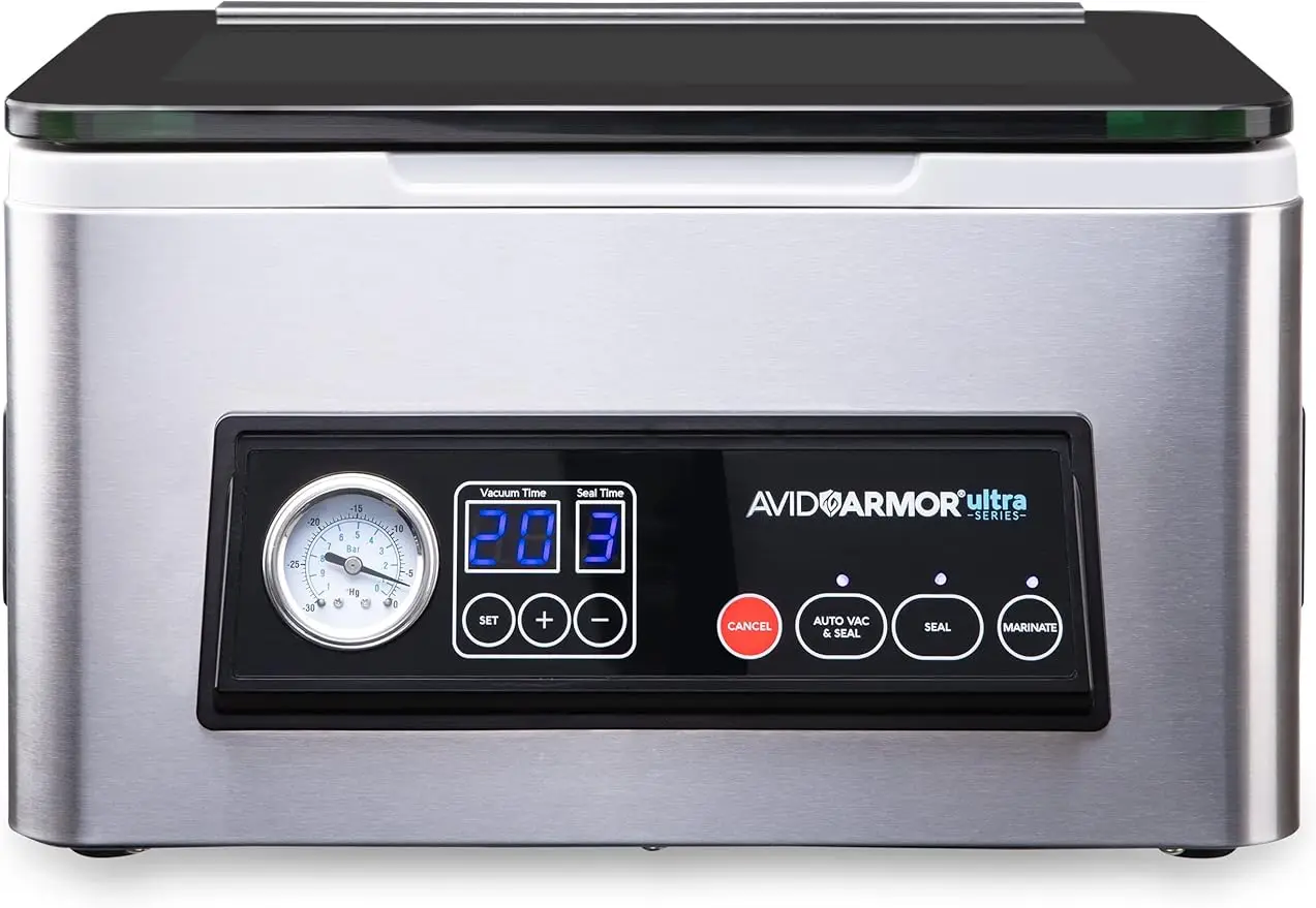 

- Chamber Vacuum Sealer Machine USV20 Ultra Series for Wet Foods, Meat Vacuum Packing Machine, Compact with 11.5-Inch